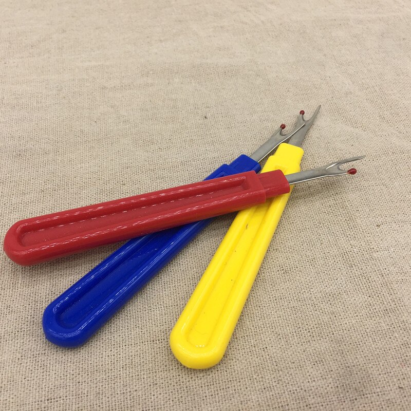 3Pcs Plastic Handle Seam Ripper Stitch Unpicker Cotton Thread Craft Scrapbooking Sewing Tools Sew Accessories