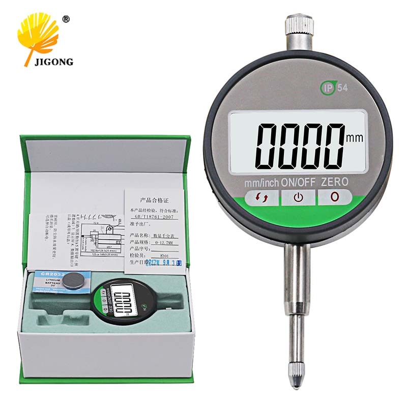 IP54 Oil-proof Digital Micrometer 0.001mm Electronic Micrometer Metric/Inch 0-12.7mm /0.5&quot;Precision Dial Indicator Gauge Met