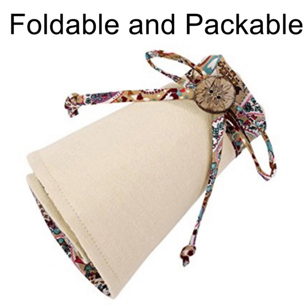 80% Hat Foldable Breathable Wide Brim Sun Protection Cotton Reversible Foldable Cap for Summer