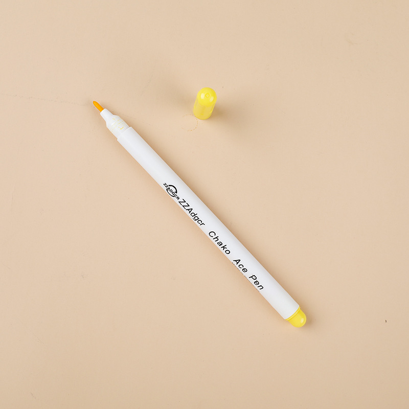 Stylo marqueur pour tissu à encre effaçable qui disparaît, point de croix, effaçable à l'eau, outils de couture pour Quilting sur mesure, couture, 1/2/3 pièces: M / Orange