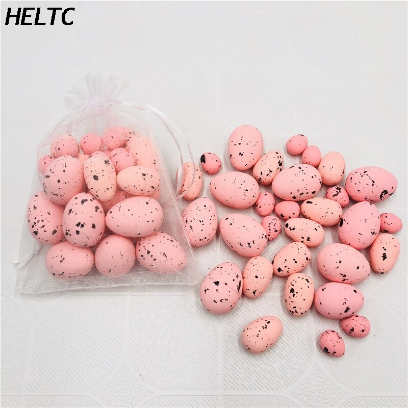 30 Stuks Foam Paaseieren Voor Home Party Diy Craft Kids Favor Pasen Decor