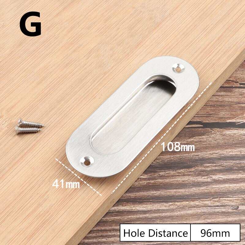 Moderne Onzichtbare Deur Handvat Ingebouwde Lade Eenvoudige Ronde Embeded Lade Deur Decor: G