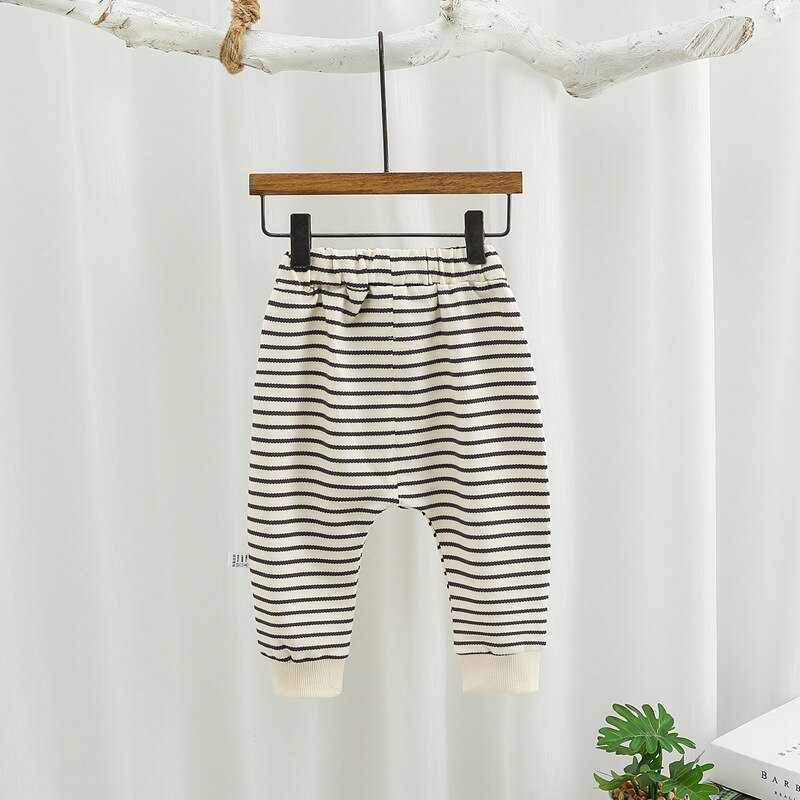 Kids Lange Broek Baby Broek Baby Meisjes Broek Toevallige Baby Boy Broek Katoen Herfst Grote Pp Broek Soft Leggings Voor meisjes: brown / 24M