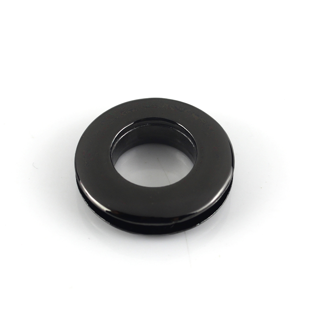 2pcs Metal screw back Eyelets with washer grommets Leather Craft accessory for bag garment shoe clothes jeans decoration: ID 25.5mm / Gun Black