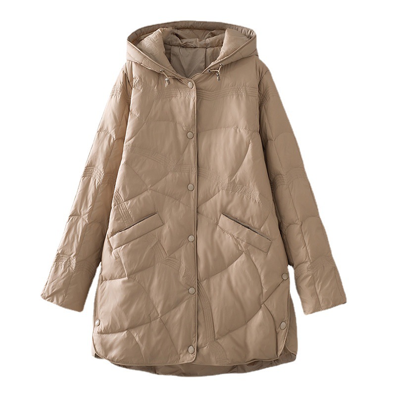 Plus Size 3xl Women Winter Coat Arrivals 90% White Duck Down Hooded Ultra Lightweight Keep Warm Down Jackets