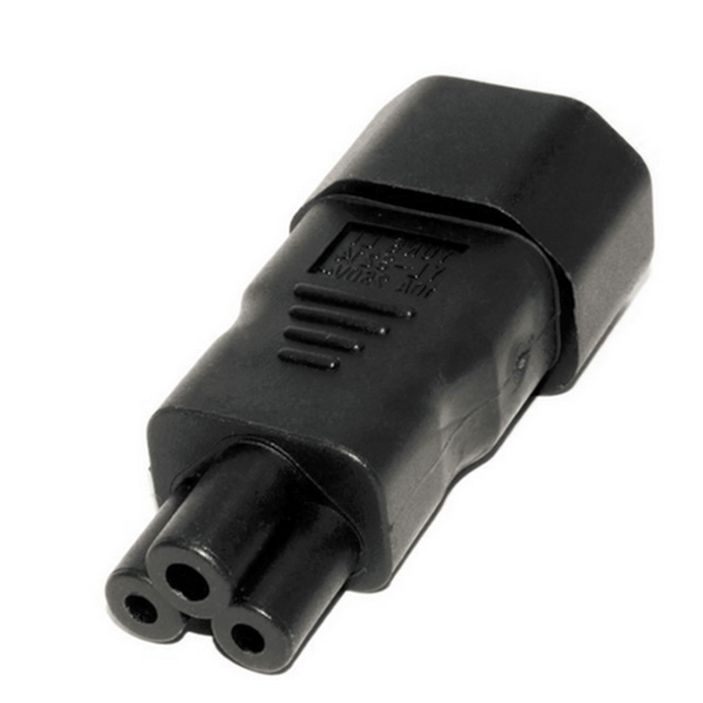 1pcs Plug Convertor C5 To C14 IEC320 Female Power Industrial Plug Adapter