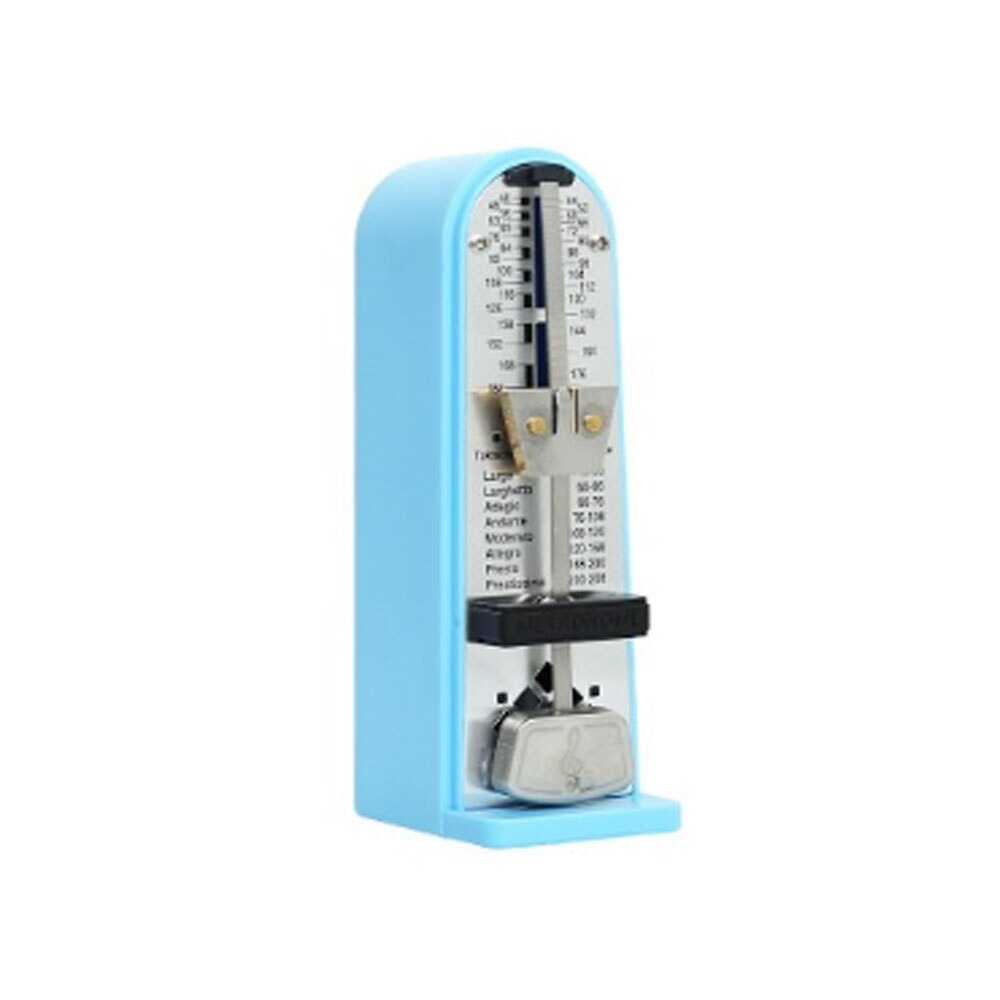 Metrónomo para guitarra, tipo torre, timbre, ritmo mecánico, péndulo, metrónomo para guitarra, bajo, Piano, violín, accesorios: Blue