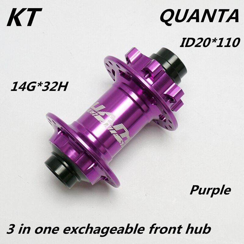 Kt Quanta Mtb Remschijf Hubs Steekas Hubs, Mountainbike Downhill Hubs, 20*110 Hub 32 Holes Hubs, 15*100 Qr Hubs