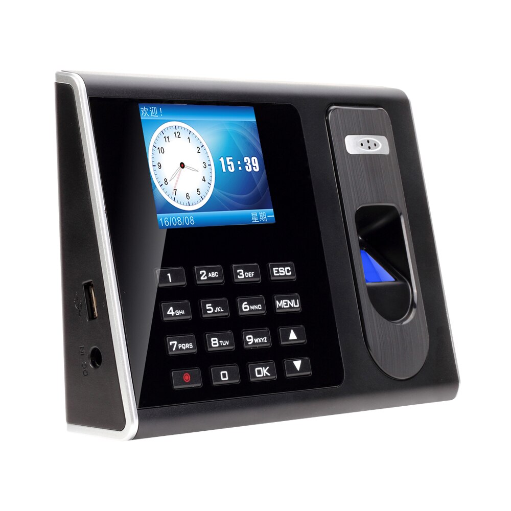 2.8" screen Fingerprint Biometric Attendance System Time Clock Employee Control Machine Electronic Device TCP/IP Network