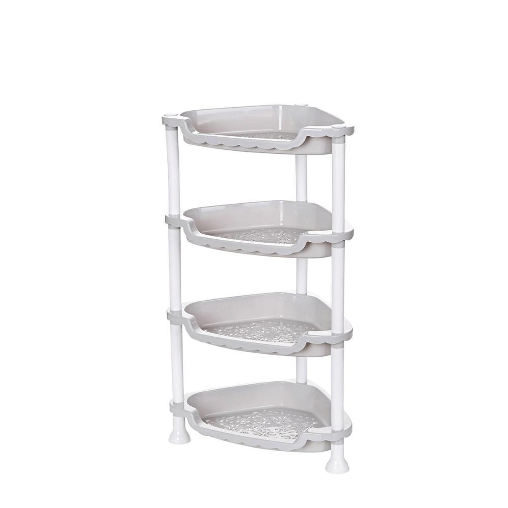 Bathroom Organizer Shelf Gap Holder 4/3 Layer Self Kitchen Space Saving Assembled Storage Rack For Dishes Pot Kitchen Tools: Bronze