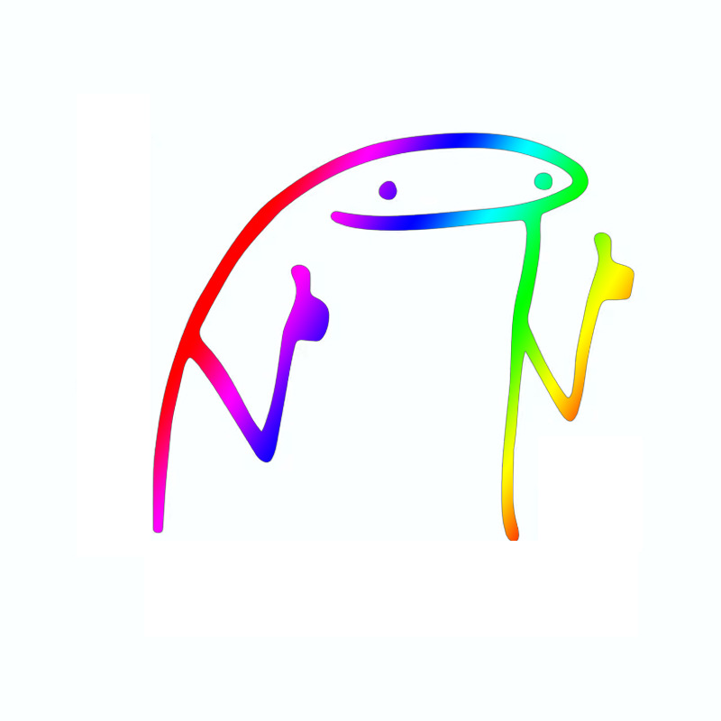 Reflective car stickers thumbs up stickers cartoon characters car stickers line pull glass car stickers: Orange