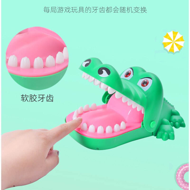 Verkoop Bananasplit Mond Tand Alligator Hand Kinderspeelgoed Familie Games Classic Bijten Hand Krokodil Game
