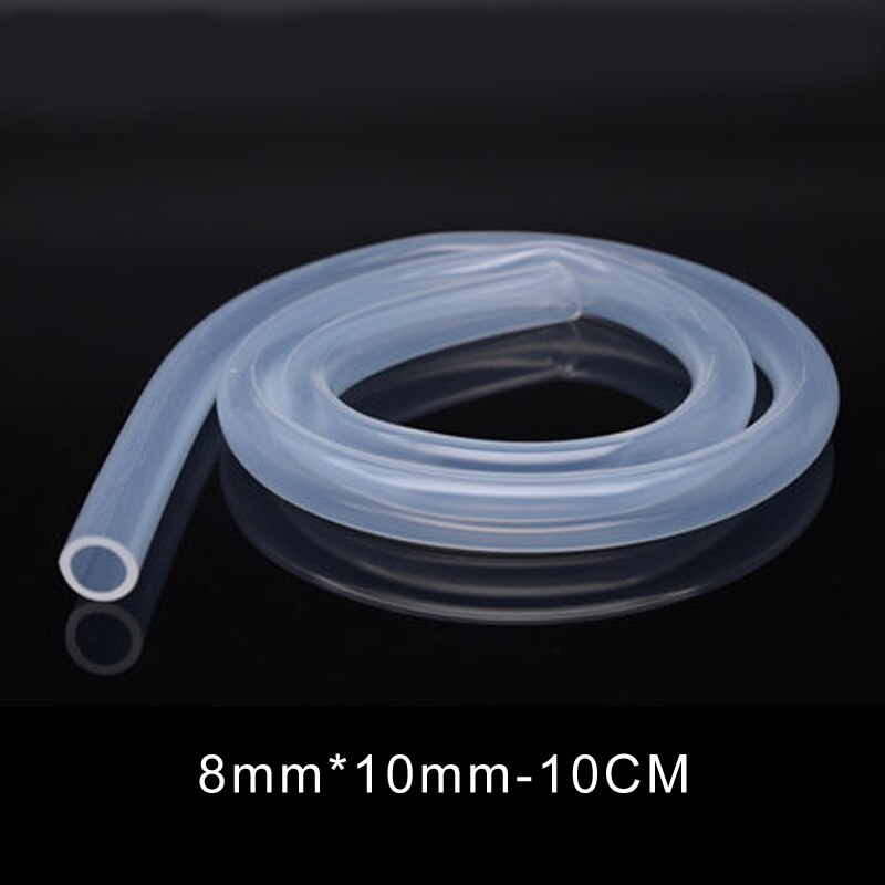Tubo de conexión de granja de hormigas, Tubo Transparente de silicona para Taller de hormiga, herramientas de nido, accesorios de manguera de 8x10mm: 8mmx10mm-10cm