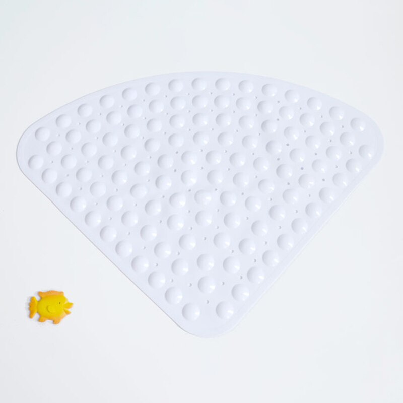 Hoek douchemat sector rubber antislip kwadrant badmat antibacterieel zuigend voor douchebak antislip badmat 54 x 54cm