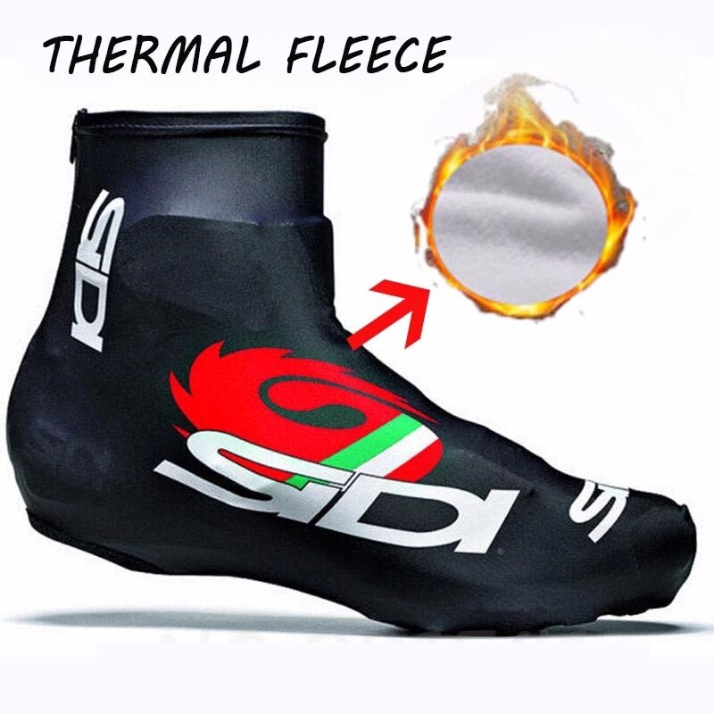 6 kleuren fleece thermische winter fietsschoenovertrek sneaker fiets overschoenen racefiets mtb winter warme fietsschoenovertrek