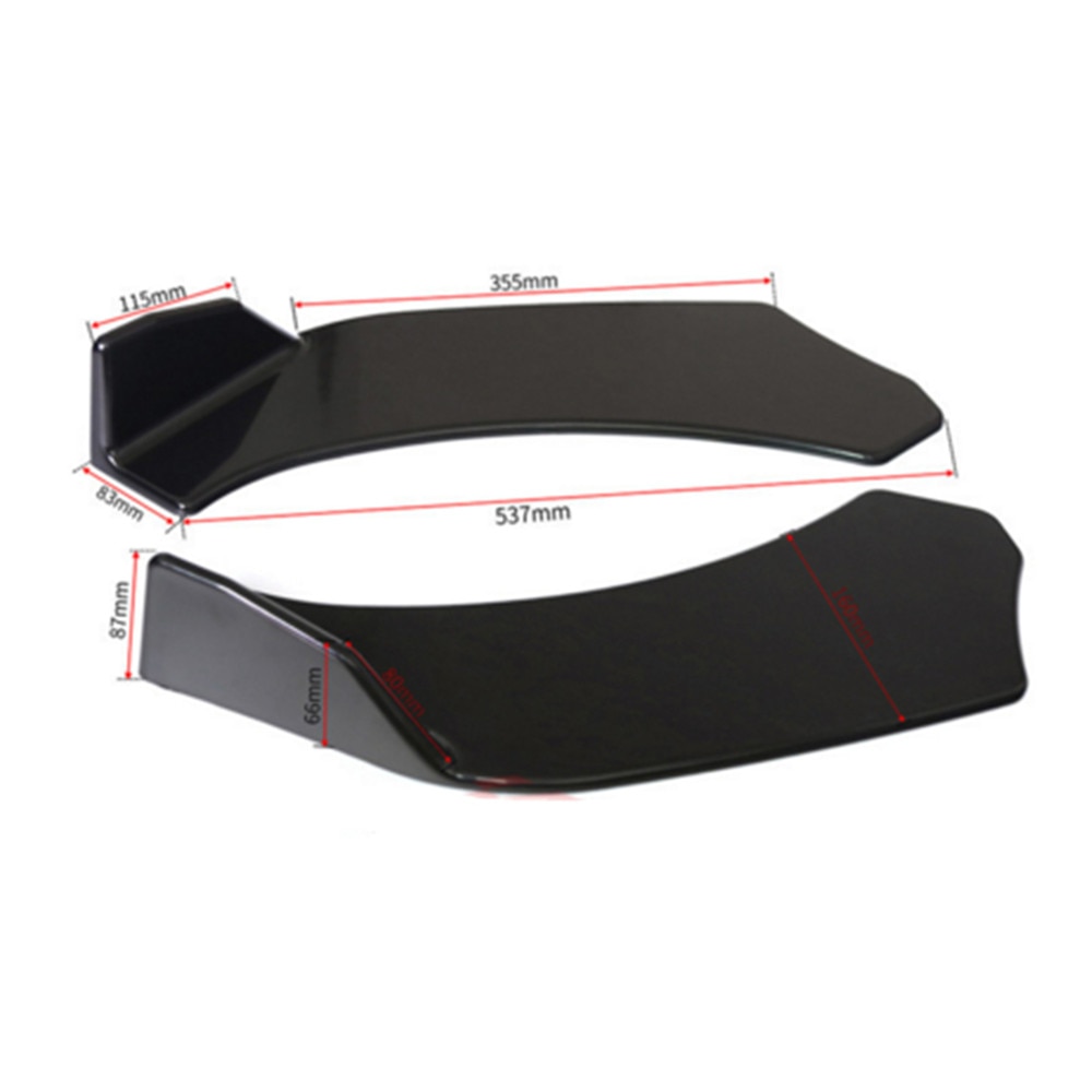 2pcs Universal Car Rear Bumper Lip Winglets Side S... – Grandado