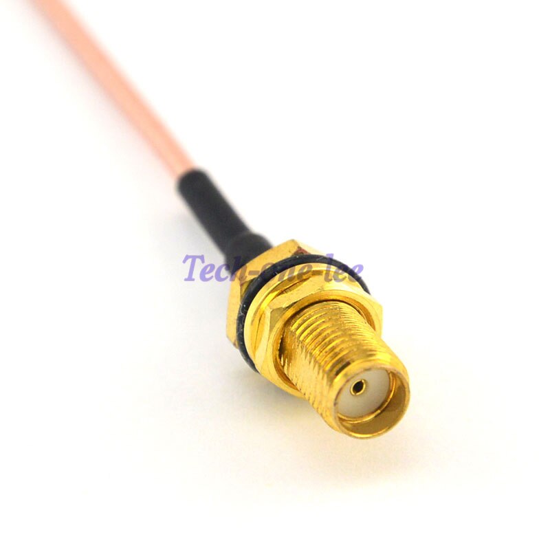 O-anel IPX/u. fl a SMA fêmea antepara Conector RG178 10 CM Pigtail cabo de Extensão Em Linha Reta