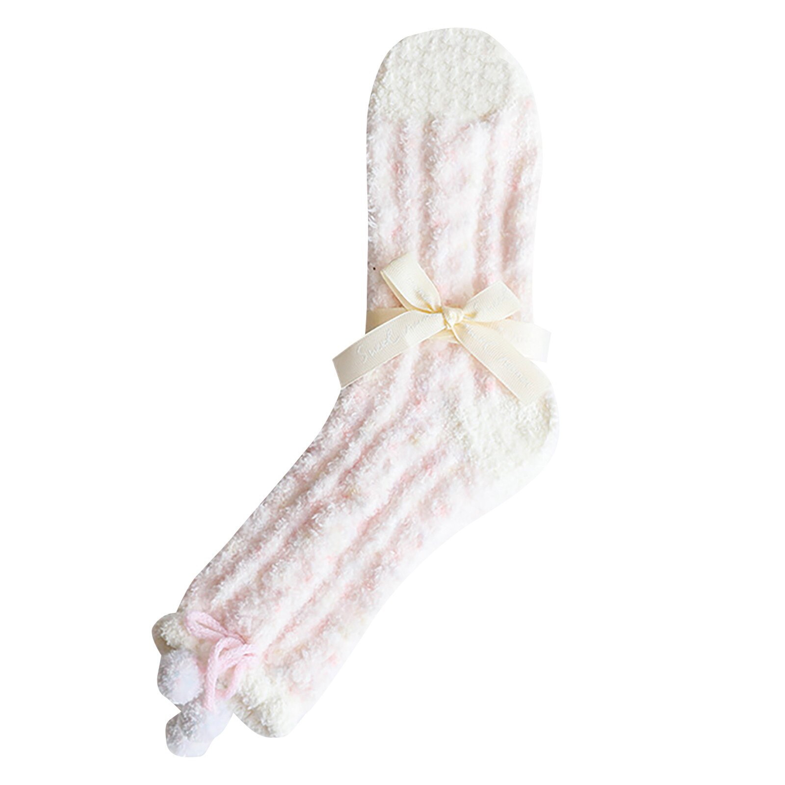 Chaussettes en molleton pour femmes, mignonnes, épaisses, chaudes, pour dormir au sol, pour la maison, c50: H