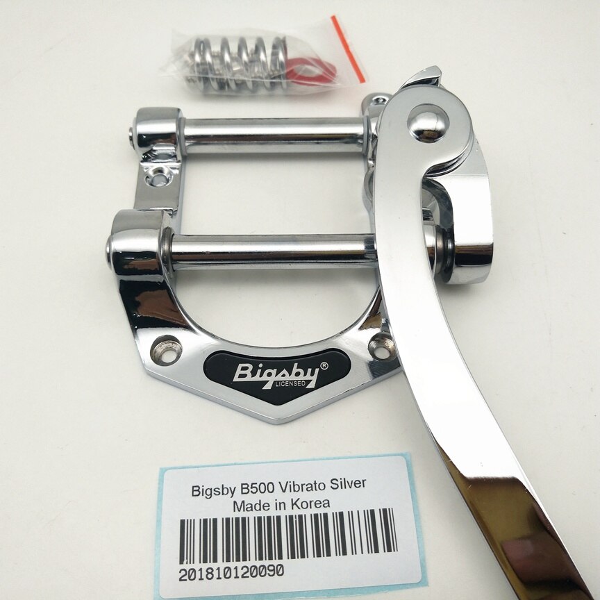 Chrome /Gold B500 Vibrato Tailpiece System Electric Guitar Bridge Guitar Parts Made in Korea