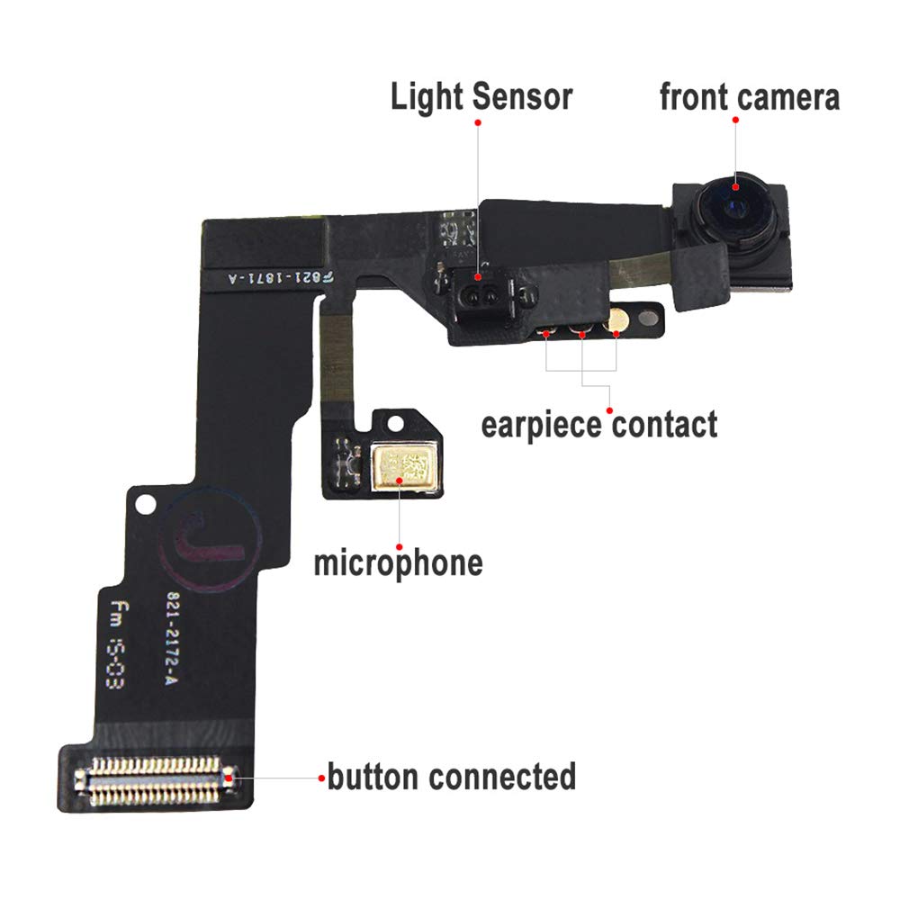 Front Camera Flex With Proximity Sensor & Siri Mic Replacement For iPhone 6 6Plus 6S 6s Plus