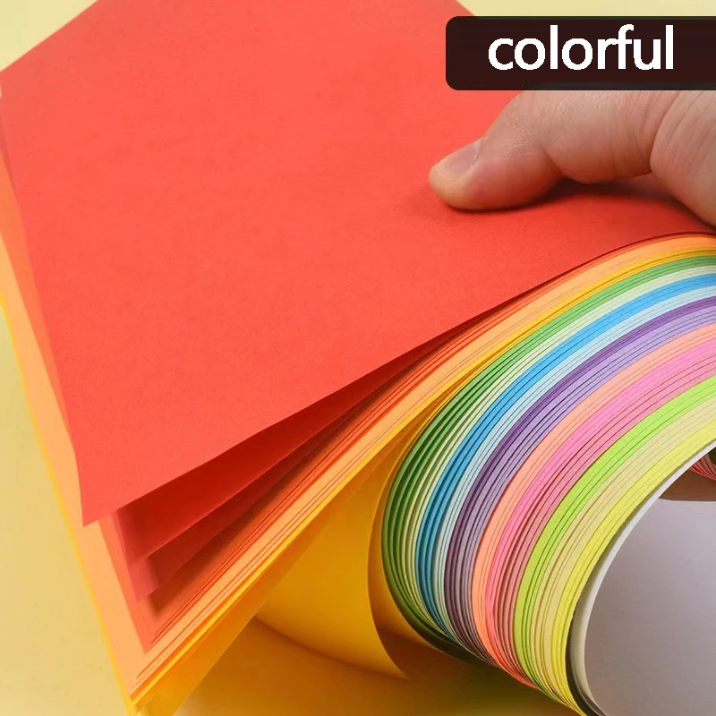 100 stks Origami Vierkant Papier Dubbelzijdig Vouwen Lucky Wish Papier Kraan Ambachtelijke Papier DIY Arts Crafting Kleurrijke Scrapbooking