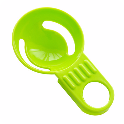Herramienta para pelar dumplings, proteína de huevo yema de huevo, filtro líquido de cocina, filtro para huevo, separador: Green