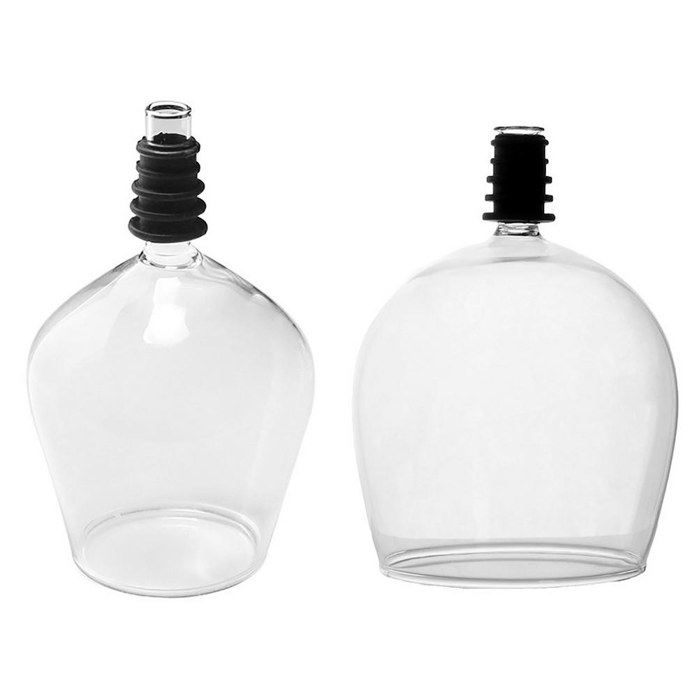 Glass Wine Bottle Durable Corks Binge Drinking Partner Red Wine Glass Bottle Wine Dedicated Booze Cup Perfect Topper