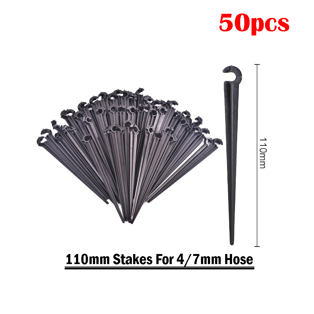 5-50Pcs Adjustable Irrigation Drippers Sprinklers 1/4'' Emitter Dripper Micro Drip Irrigation Sprinklers For Watering System: Light Grey