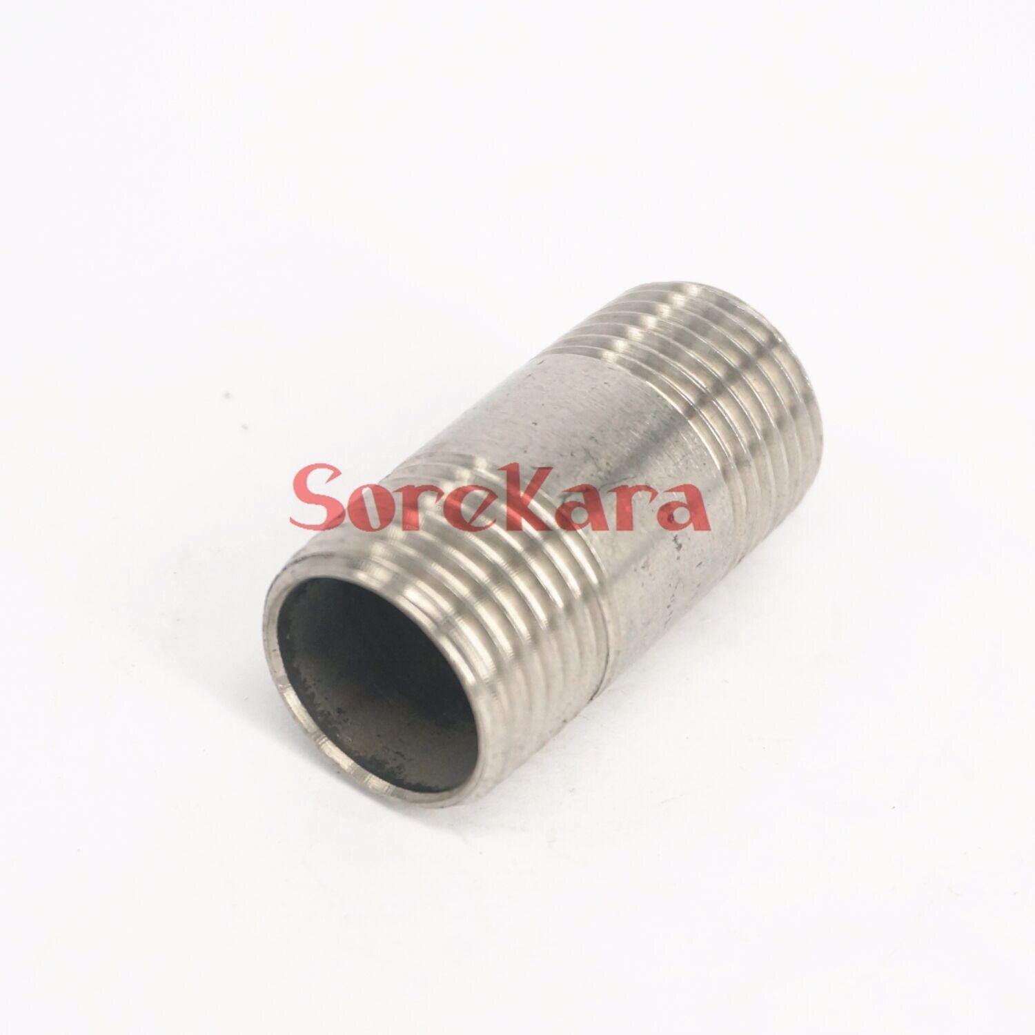 3/8 "1" 1-1/4 "1-1/2" 2 "2-1/2" Bsp vat Tepel 304 Roestvrij Staal Pijp Connector 1 Mpa