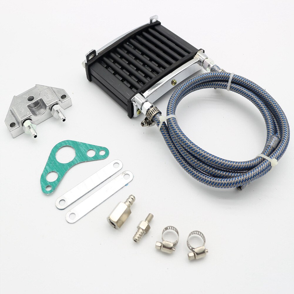 Motorcycle Cooling Tool Aluminum Dirt Bike Accessories Easy Operate Universal Engine Radiator Oil Cooler Durable