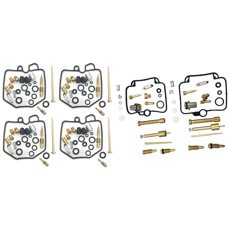 Carburetor Rebuild Kit For Suzuki GS750 (1980-1983) - Includes Gaskets, Jets, & Parts (4-Carb Set)