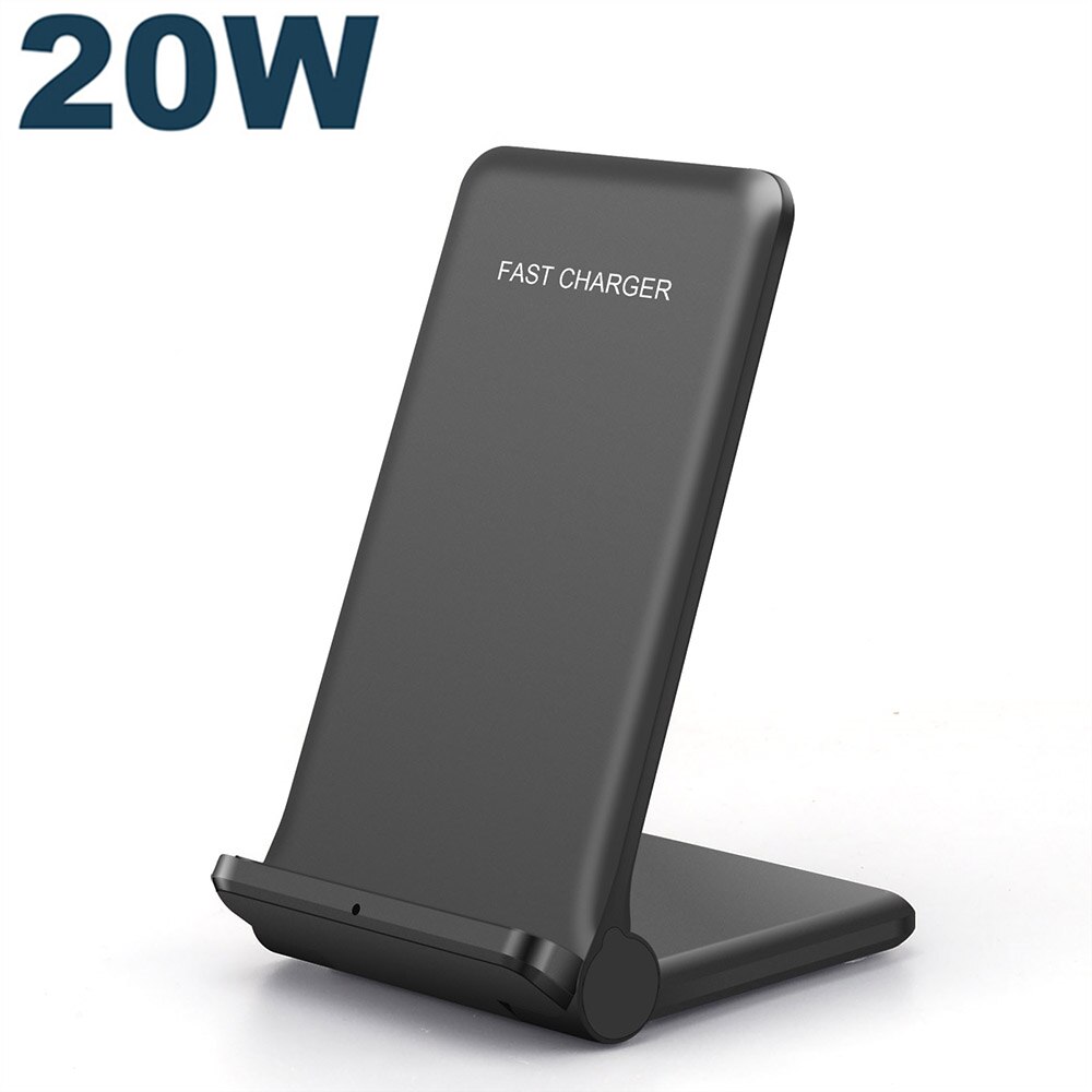 30W Schnell Qi kabellos Ladegerät Faltbare Stand Pad Für iPhone 13 12 11 Profi XS Max XR X 8 samsung S21 S20 S10 Schnelle Ladung Halfter: 20W