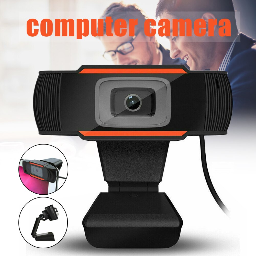 Digital External Webcam Camera Built-in Microphone Cameras Auto Focus 720P AS99