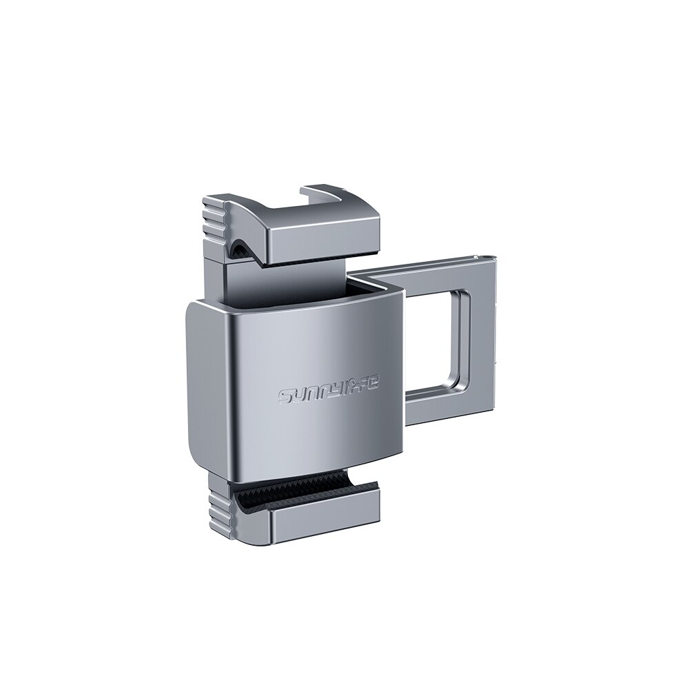 Aluminum Alloy Metal Smartphone Clamp Foldable Camera Mount Holder for DJI POCKET 2/OSMO POCKET Handheld Gimbal Accessories: Phone Holder