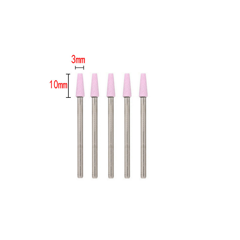 Brocas de unha de silicone de borracha, cabeça grande broca de unha amortecedor moinhos para manicure pedicure ferramentas de limpeza de cutícula removedor de pele: SS 5-09