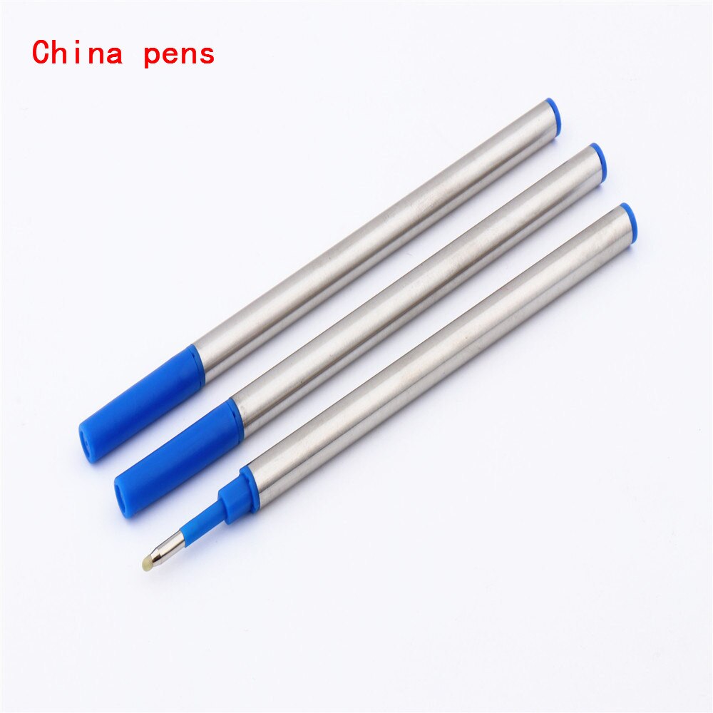 de lujo Tamaño 111 mm Tinta agua 3 piezas Negro para azul Recambio Rollerball Pen oficina Punta de 0,5 mm Adecuado para muchos tipos de: Colorido