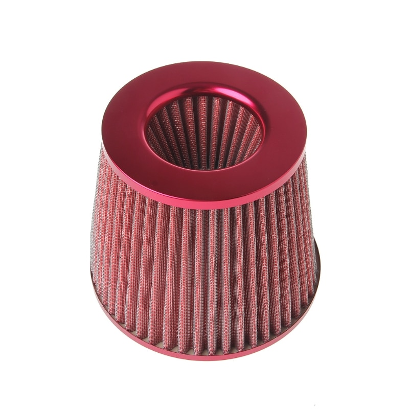 Vehicle Air Intake Chrome Open Top Cone Air Filter Breather 3" Inlet Car Mechanical Supercharger Car Air Intake Piping Fittings