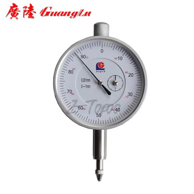 0-1mmx0.001mm dial micron indicator GuangLu brand 0.001mm 1MM dial gauge precision measuring gauge