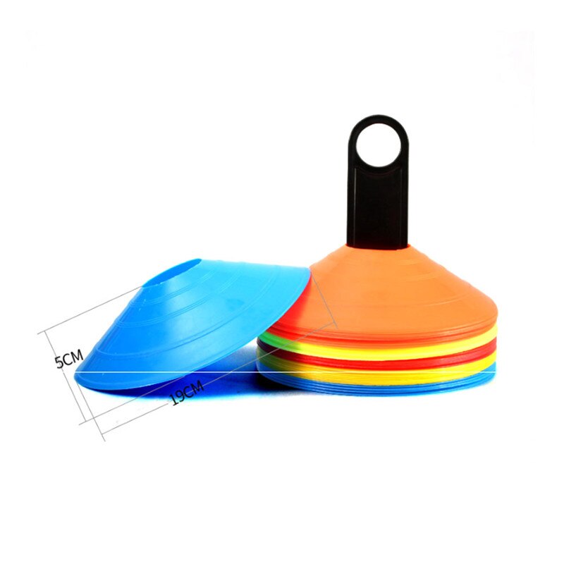 10 st/set koner markörskivor 20cm fotboll fotboll träning lag sporttillbehör fotboll underhållningsutrustning 4 färger
