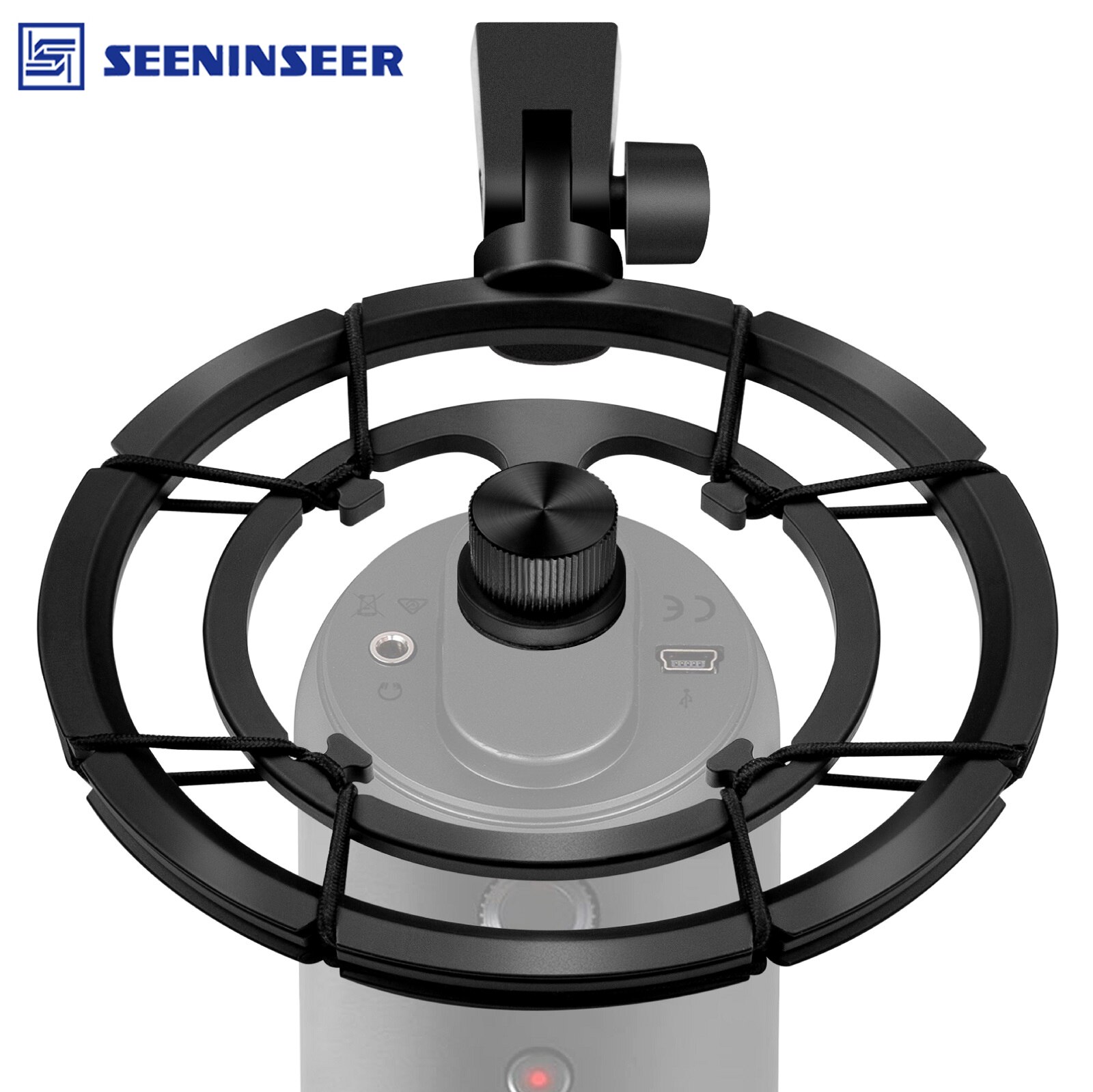 Mikrofon Shock Mount Leichte Metall Shock Mount Passenden Boom Arm Mic Stand für Podcast,Gaming, Aufnahme