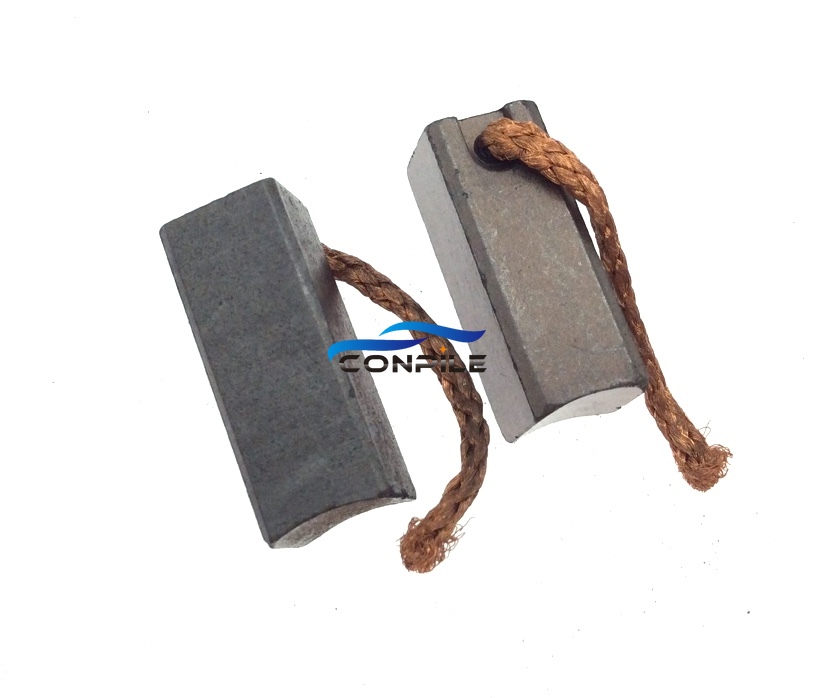 10 Uds. Cepillo de carbón de 8x9x19mm para vehículo, automóvil, camión, calentador, ventilador, ventilador, ventilador de aire, cepillos de carbono para Motor de coche