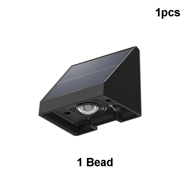 1 stuks zonne-tuinwandlamp buiten waterdichte verlichting warmlicht sfeer villa tuindecoratie voor terras of veranda