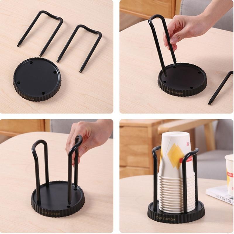 Küche Papier Tasse Halter Einweg Tassen Picker Multifunktionale Tasse Lagerung Rack Haushalt Kaffee Tasse Halter für Zuhause