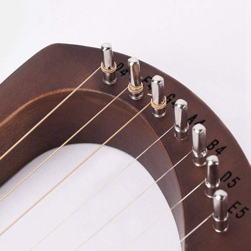 6Pcs Violin Practice Fingerboard Sticker Fret Finger Marker Chart &amp; 1Set Lyre Harp String Lyre String Small Harp Strings