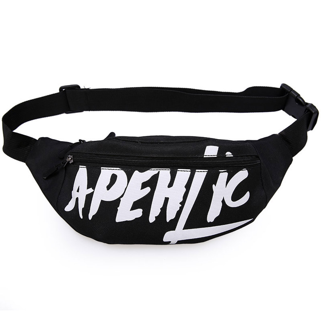 Waist Pack Letter Print "Apehlic"Unisex Hip hip Ou... – Grandado