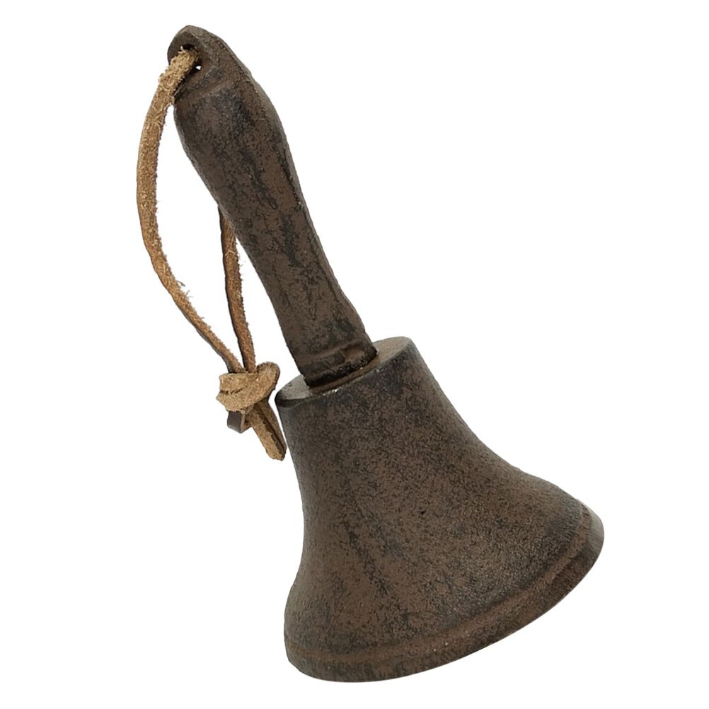 Ijzeren Hand Bell Voor School Kleine Retro Call Be... – Grandado
