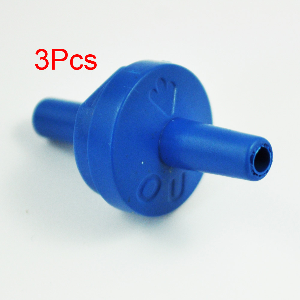 3 Pair Non-Return Plastic Air Pump Check Valves For Aquarium