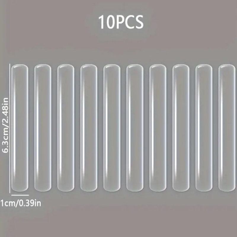 10 STKS Transparante Deur Impact Matten, Siliconen Afdichting, Huishoudelijke Transparante Impact Seal Tape, Transparante Mute Strip