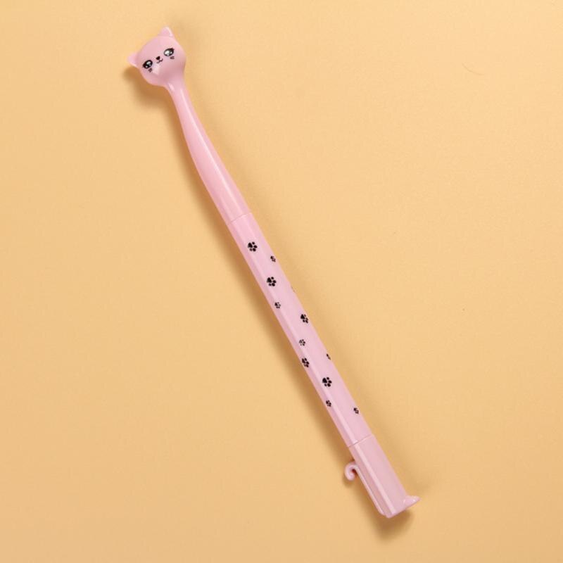 Kreative Schreibwaren Gel Stift Nette Cartoon Hoch Katze Wasser Schwarz Core Braun Rosa Weiß Blau Neuheit Einfach Zu Schreiben Student TSLM1