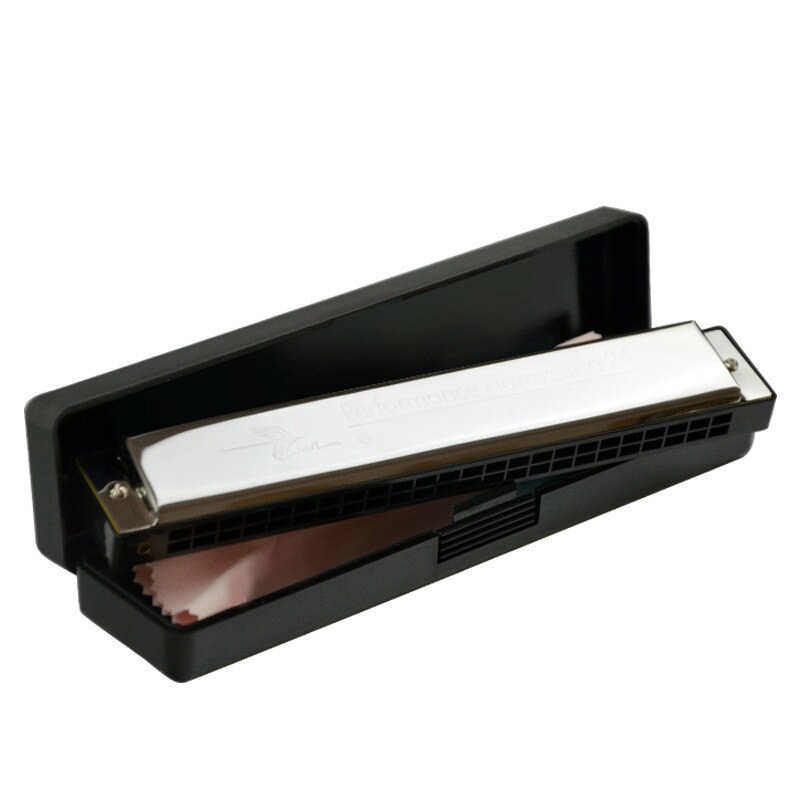 24-hole Polyphonic Harmonica Senior Adult Playing 2-tone Harmonica Easttop Harmonica Kongsheng Harmonica